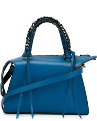 blaue Shopper Tasche aus Leder von Elena Ghisellini