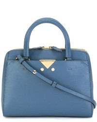 blaue Shopper Tasche aus Leder von Emporio Armani
