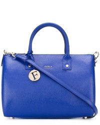 blaue Shopper Tasche aus Leder von Furla