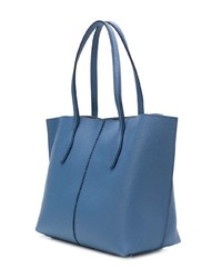 blaue Shopper Tasche aus Leder von Tod's