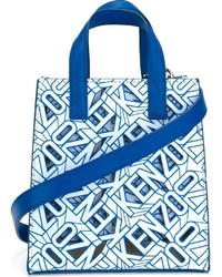 blaue Shopper Tasche aus Leder von Kenzo