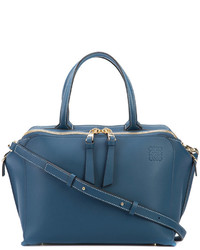 blaue Shopper Tasche aus Leder von Loewe