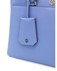 blaue Shopper Tasche aus Leder von Tory Burch