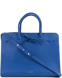 blaue Shopper Tasche aus Leder von Mansur Gavriel