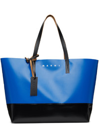blaue Shopper Tasche aus Leder von Marni