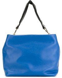 blaue Shopper Tasche aus Leder von Marni