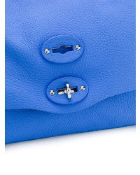 blaue Shopper Tasche aus Leder von Zanellato