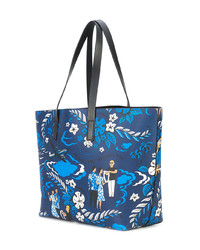 blaue Shopper Tasche aus Leder von Michael Kors Collection