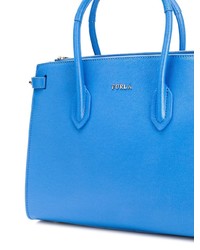 blaue Shopper Tasche aus Leder von Furla