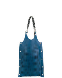 blaue Shopper Tasche aus Leder von Sonia Rykiel