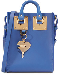 blaue Shopper Tasche aus Leder von Sophie Hulme