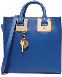 blaue Shopper Tasche aus Leder von Sophie Hulme