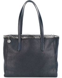 blaue Shopper Tasche aus Leder von Stella McCartney