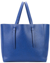 blaue Shopper Tasche aus Leder von Valextra