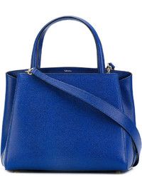 blaue Shopper Tasche aus Leder von Valextra
