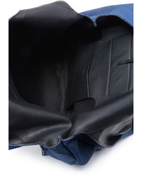 blaue Shopper Tasche aus Leder von Rag & Bone