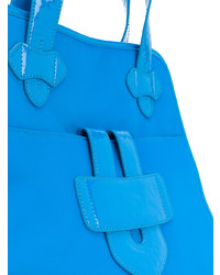 blaue Shopper Tasche aus Leder von Tila March