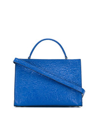 blaue Shopper Tasche aus Leder von Zilla