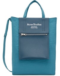 blaue Shopper Tasche aus Segeltuch von Acne Studios