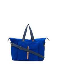 blaue Shopper Tasche aus Segeltuch von Ally Capellino
