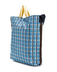 blaue Shopper Tasche aus Segeltuch von Marni