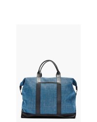blaue Shopper Tasche aus Segeltuch von Orlebar Brown