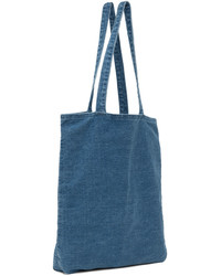 blaue Shopper Tasche aus Segeltuch von Objects IV Life