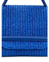 blaue Shopper Tasche aus Stroh von Zanellato