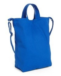 blaue Shopper Tasche