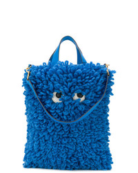blaue Shopper Tasche von Anya Hindmarch