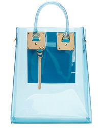 blaue Shopper Tasche von Sophie Hulme