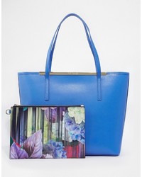 blaue Shopper Tasche von Ted Baker