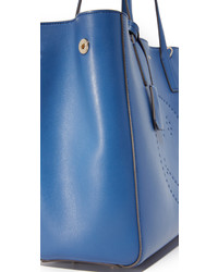 blaue Shopper Tasche von Anya Hindmarch