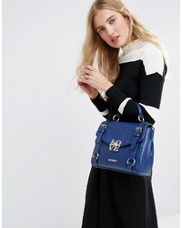 blaue Shopper Tasche von Love Moschino