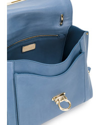 blaue Shopper Tasche von Salvatore Ferragamo