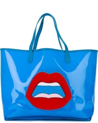 blaue Shopper Tasche von Yazbukey