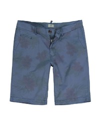 blaue Shorts mit Blumenmuster von JP1880