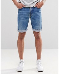 blaue Shorts von Reclaimed Vintage