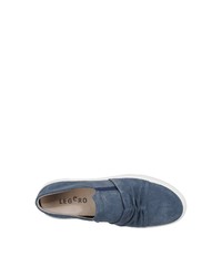 blaue Slip-On Sneakers aus Wildleder von Legero
