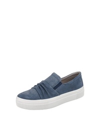 blaue Slip-On Sneakers aus Wildleder von Legero