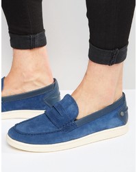 blaue Slip-On Sneakers von Original Penguin