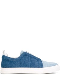 blaue Slip-On Sneakers von Pierre Hardy