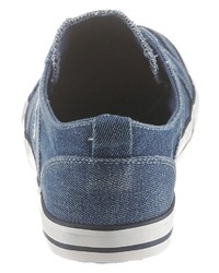blaue Slip-On Sneakers von Pioneer Authentic Jeans