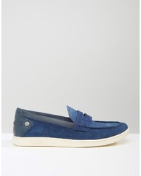 blaue Slip-On Sneakers von Original Penguin