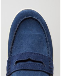 blaue Slip-On Sneakers von Original Penguin