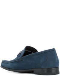 blaue Slipper von Salvatore Ferragamo