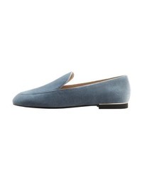 blaue Slipper von Mango