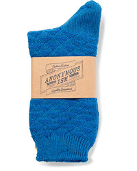 blaue Socken