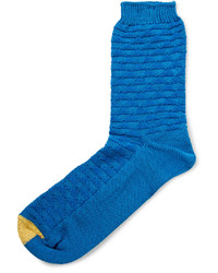blaue Socken