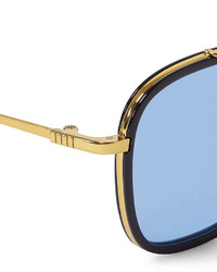 blaue Sonnenbrille von Thom Browne